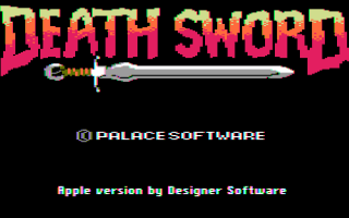 Death Sword Title Screen